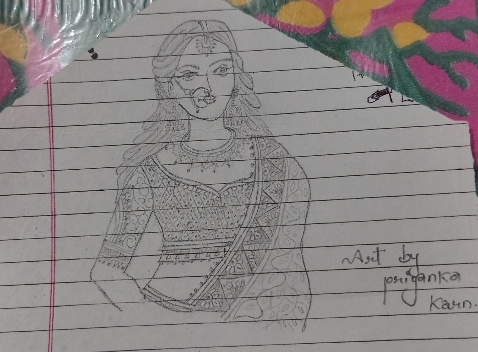 Ethereal Elegance in Pencil Strokes